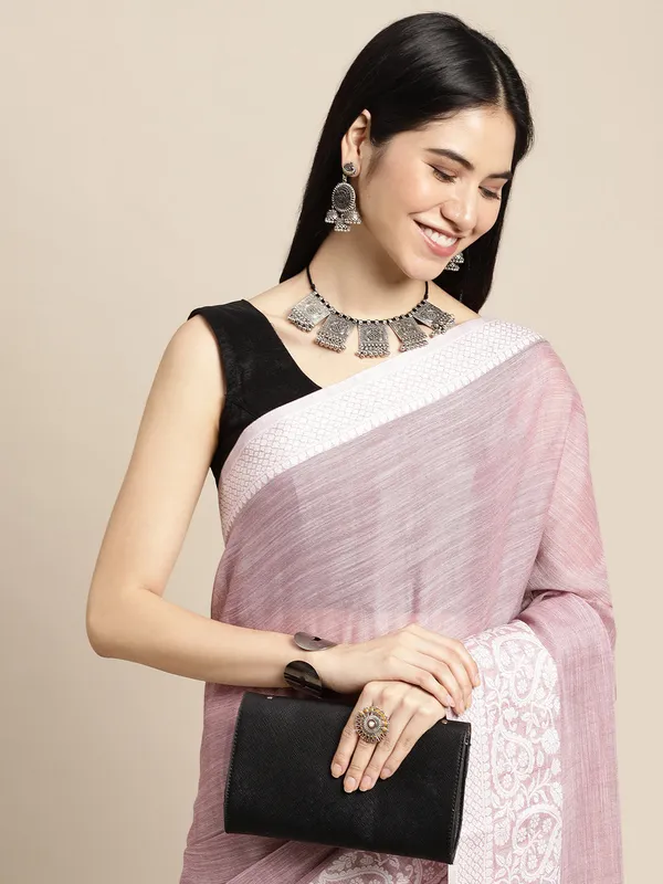 Mauve_Purple_Silk_Silver_Toned_Woven_Saree_For_Women