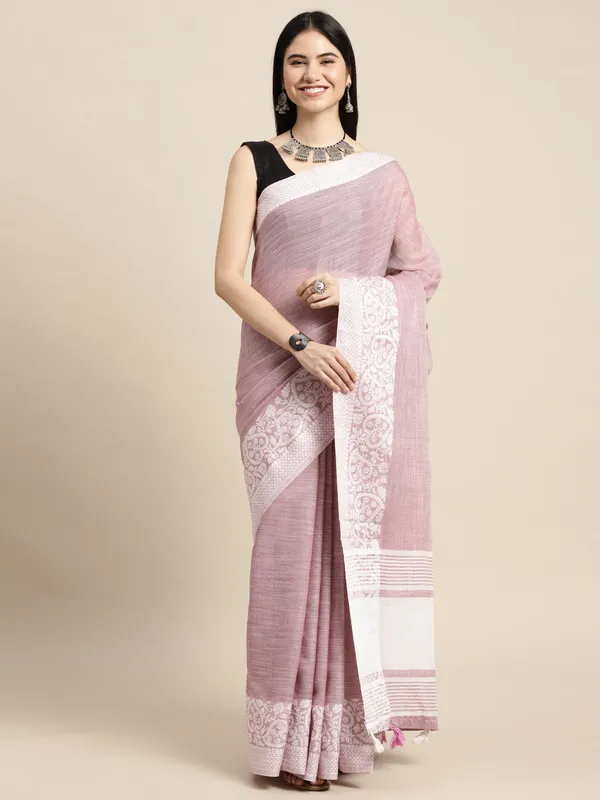 Mauve_Purple_Silk_Silver_Toned_Woven_Saree_For_Women