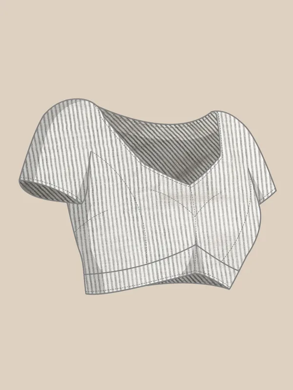 Dark_Grey_Linen_Zari_Border_Woven_Saree_For_Women