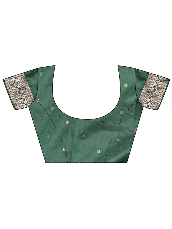 Emerald_Green_Soft_Silk_Silver_Zari_Woven_Saree_For_Women