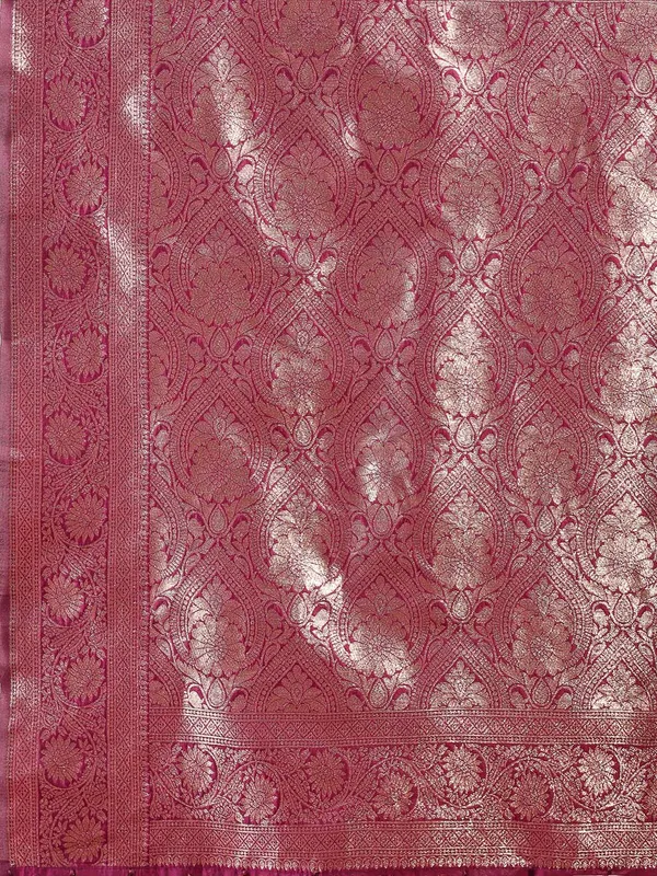 Magenta_Wine_Soft_Silk_Silver_Zari_Woven_Saree_For_Women