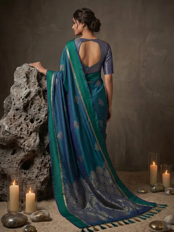 Teal_Blue_Soft_Silk_Zari_Woven_Saree_For_Women