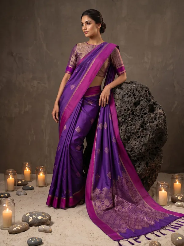 Violet_Blue_Soft_Silk_Zari_Woven_Saree_For_Women