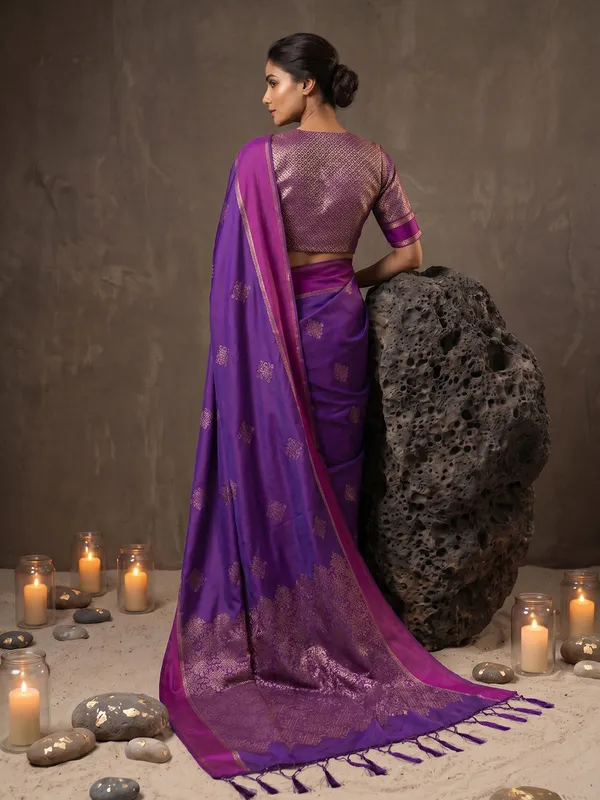 Violet_Blue_Soft_Silk_Zari_Woven_Saree_For_Women