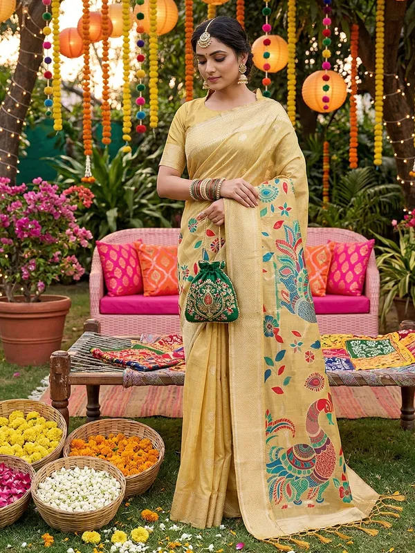 Mustard_Tissue_Silk_Festive_Ethnic_Saree_For_Women