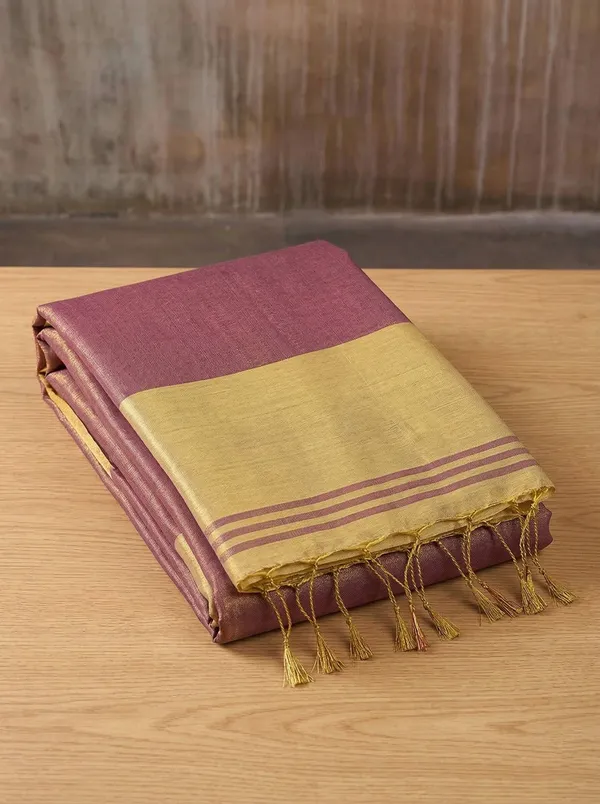Mauve_Blue_Tissue_Silk_Shimmer_Solid_Saree_For_Women