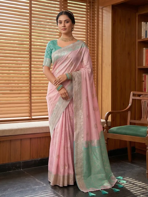 Pink_Sky_Blue_Cotton_Silk_Festive_Ethnic_Saree_For_Women