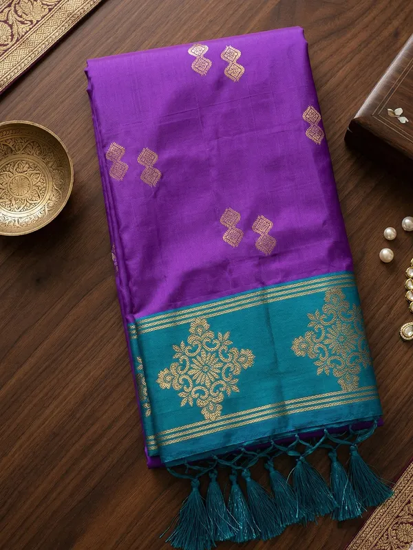 Blue_Banarasi_Soft_Silk_Festive_Saree_For_Women