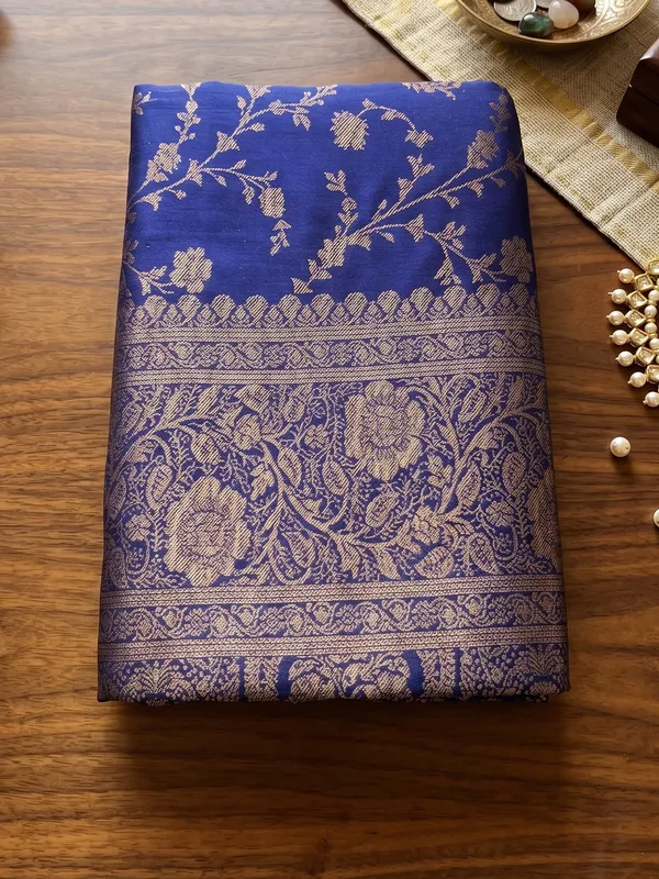 Navy_Blue_Soft_Silk_Festive_Wedding_Saree_For_Women