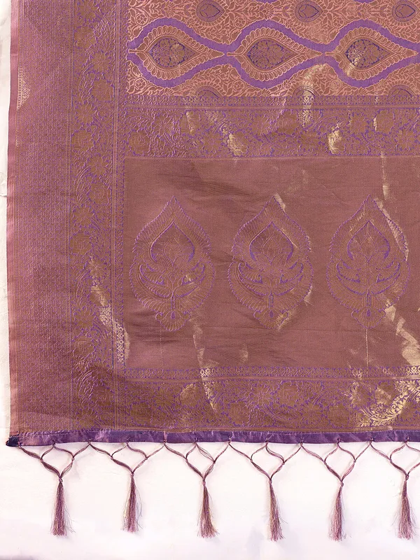 Mauve_Purple_Banarasi_Silk_Saree_For_Women