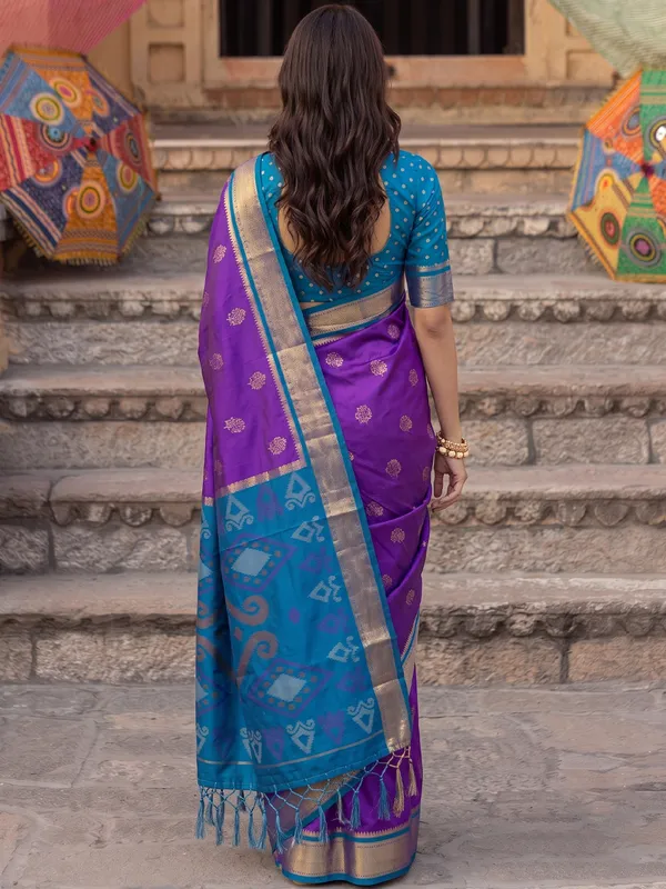 Purple_Blue_Soft_Silk_Festive_Wedding_Saree_For_Women