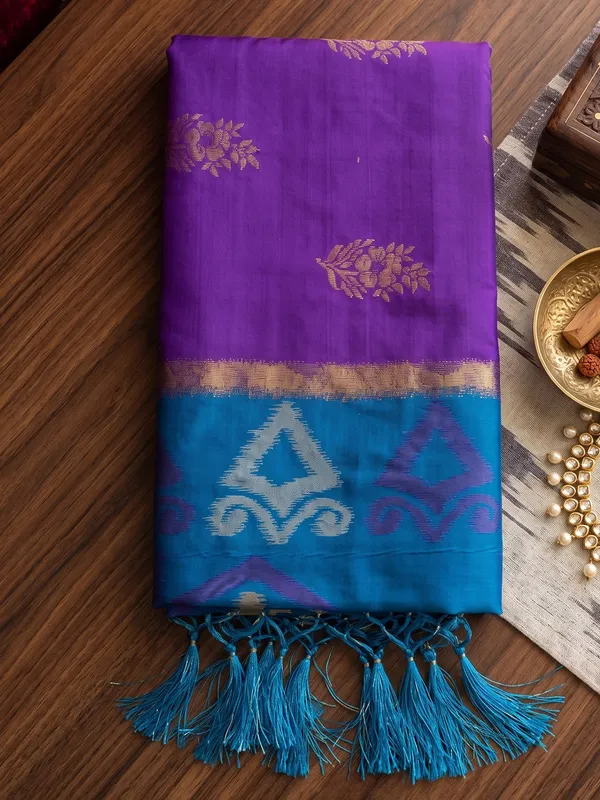 Purple_Blue_Soft_Silk_Festive_Wedding_Saree_For_Women