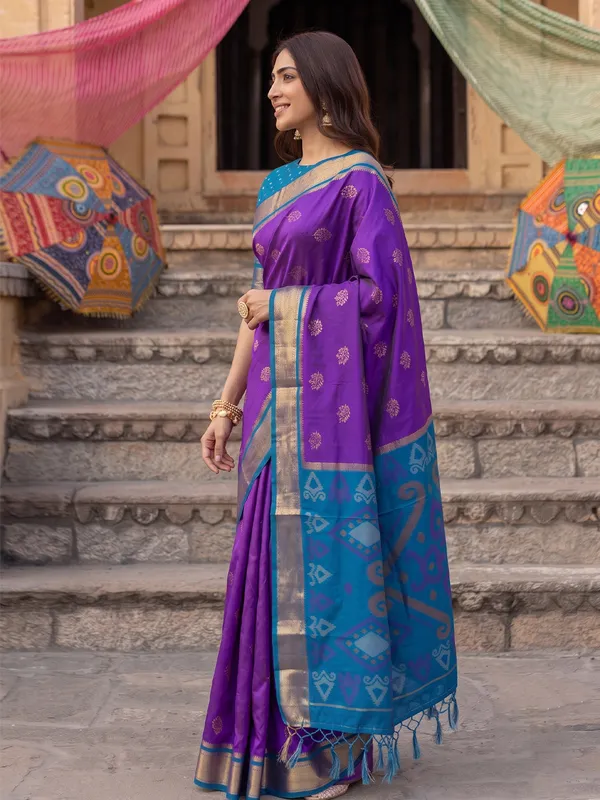 Purple_Blue_Soft_Silk_Festive_Wedding_Saree_For_Women