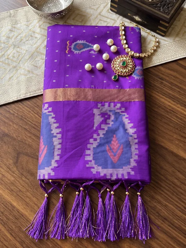 Purple_Soft_Silk_Saree_For_Women