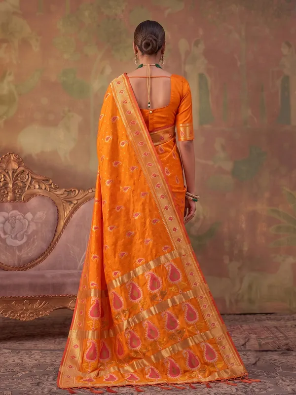 Mustard_Soft_Silk_Saree_For_Women