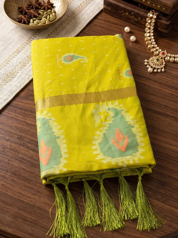 Olive_Green_Soft_Silk_Saree_For_Women