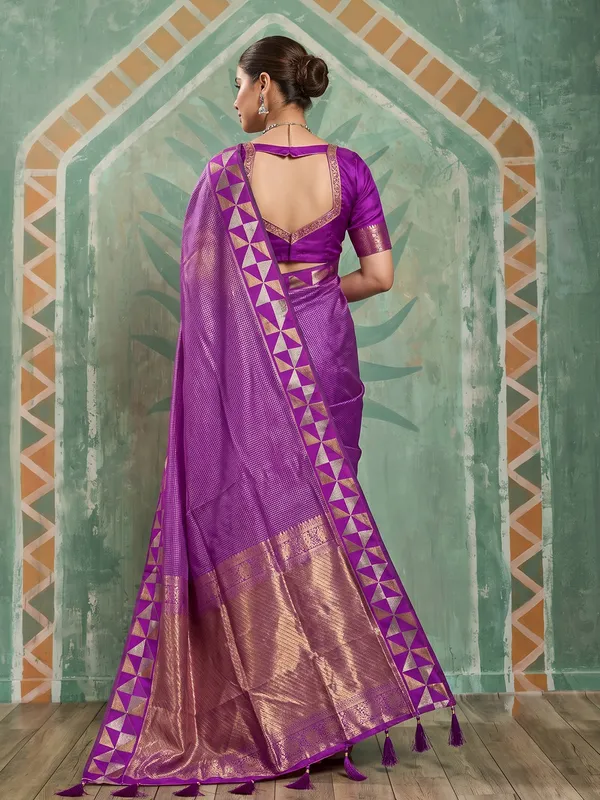 Purple_Art_Silk_Zari_Border_Saree_For_Women