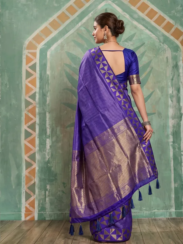 Navy_Blue_Art_Silk_Traditional_Woven_Saree_For_Women