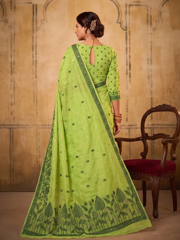 Light_Green_Cotton_Woven_Saree_For_Women