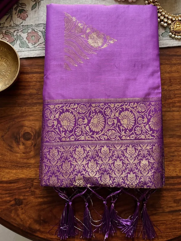 Violet_Soft_Silk_Woven_Saree_For_Women