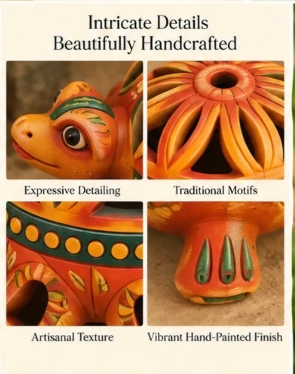 Terracotta_Decorative_Cutwork_Turtle_Lantern