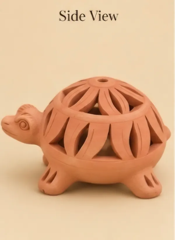 Terracotta_Traditional_Cutwork_Turtle_Lantern