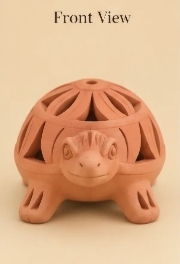 Terracotta_Traditional_Cutwork_Turtle_Lantern