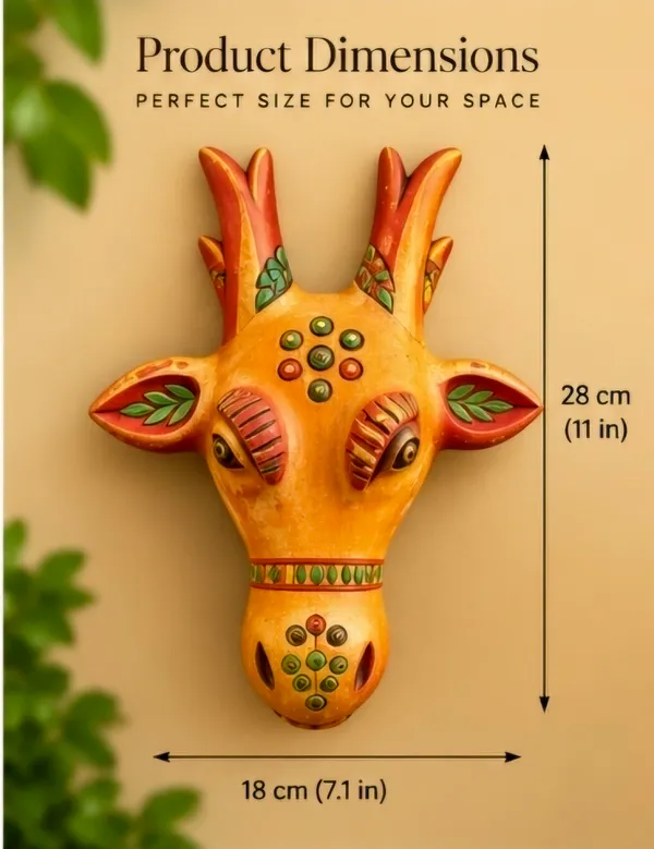 Terracotta_Tribal_Hand-Painted_Giraffe_Wall_Decor