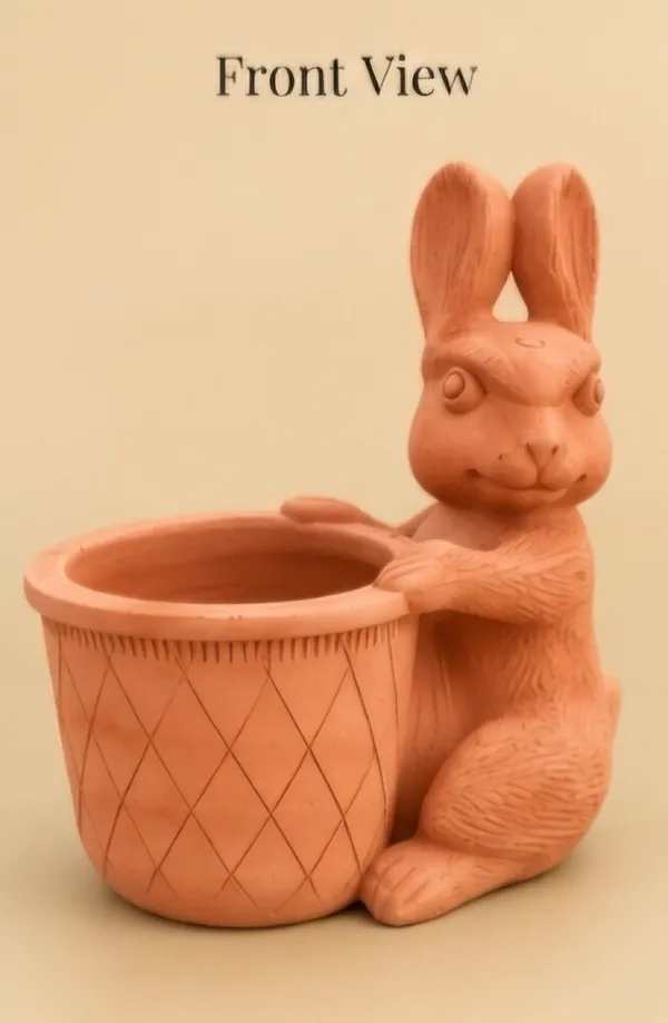 Terracotta_Contemporary_Rabbit_Planter_Pot