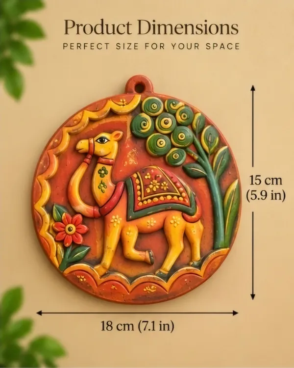 Terracotta_Traditional_Painted_Camel_Wall_Decor