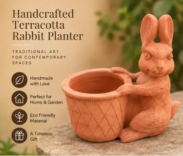 Terracotta_Contemporary_Rabbit_Planter_Pot