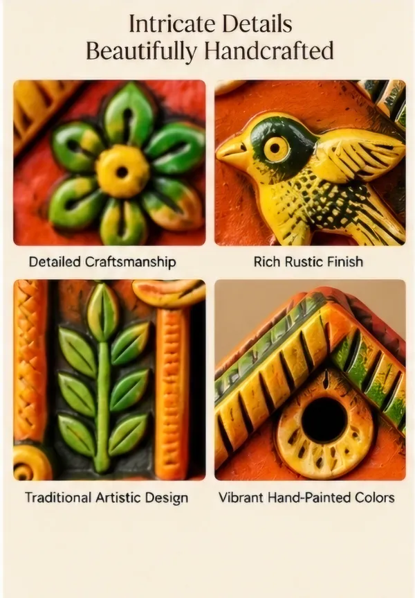 Terracotta_Rustic_Birdhouse_Wall_Decor