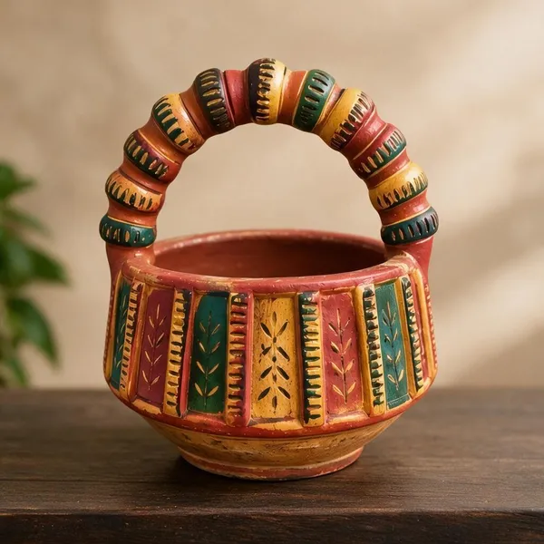 Terracotta_Folk_Hand-Painted_Basket_Planter
