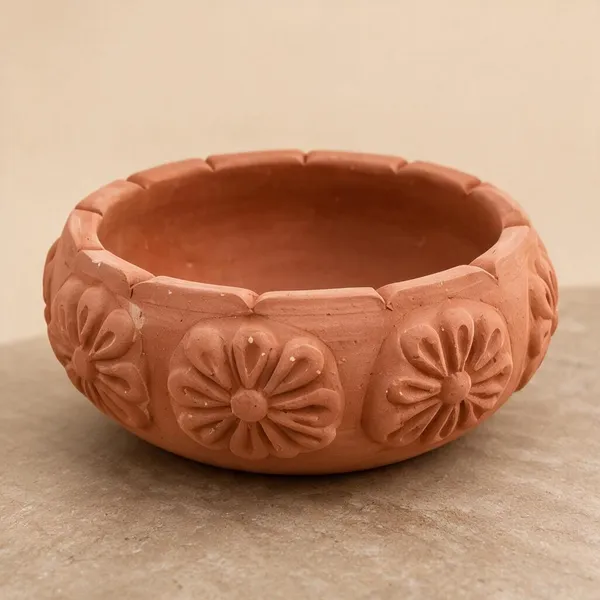Terracotta_Traditional_Floral_Relief_Decorative_Bowl