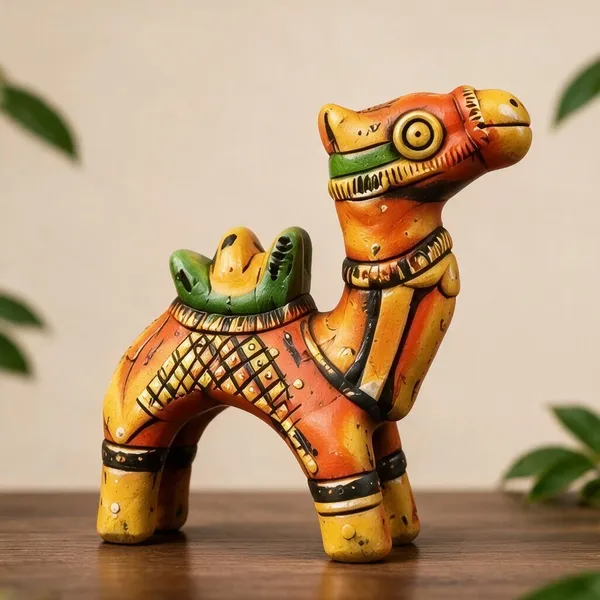 Terracotta_Traditional_Hand-Painted_Camel_Figurine