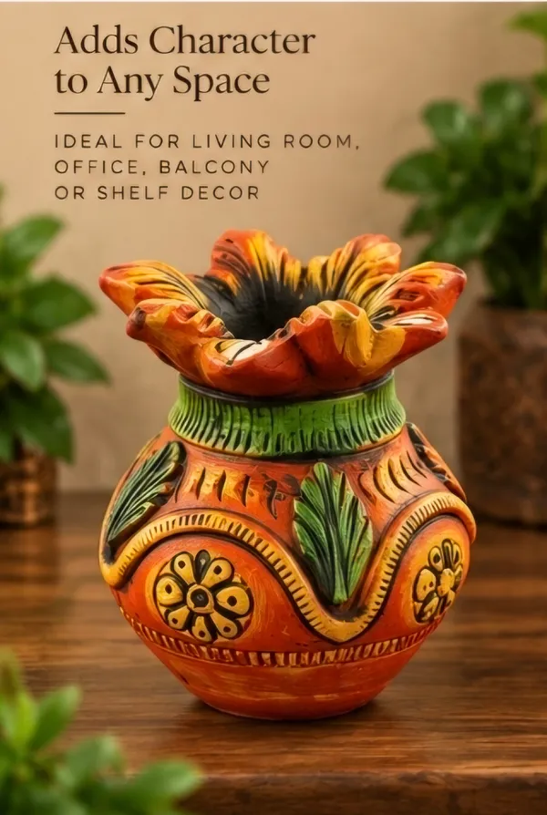 Terracotta_Traditional_Floral_Decorative_Vase