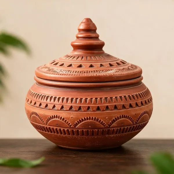 Terracotta_Traditional_Patterned_Decorative_Pot