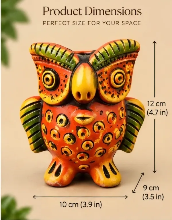 Terracotta_Handcrafted_Engraved_Owl_Figurine
