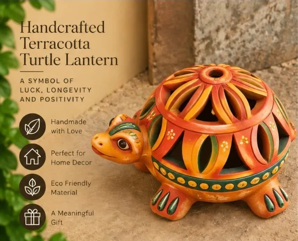 Terracotta_Decorative_Cutwork_Turtle_Lantern