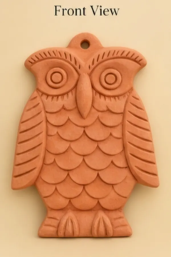 Terracotta_Traditional_Carved_Owl_Wall_Hanging