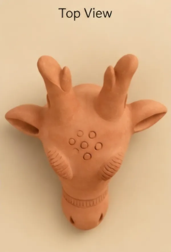 Terracotta_Artistic_Giraffe_Head_Wall_Decor