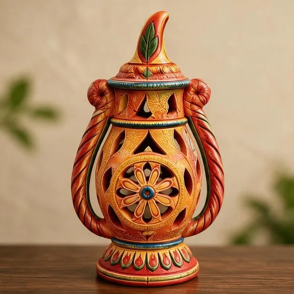 Terracotta_Traditional_Floral_Cutwork_Lantern