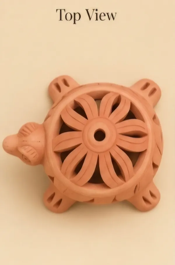 Terracotta_Traditional_Cutwork_Turtle_Lantern