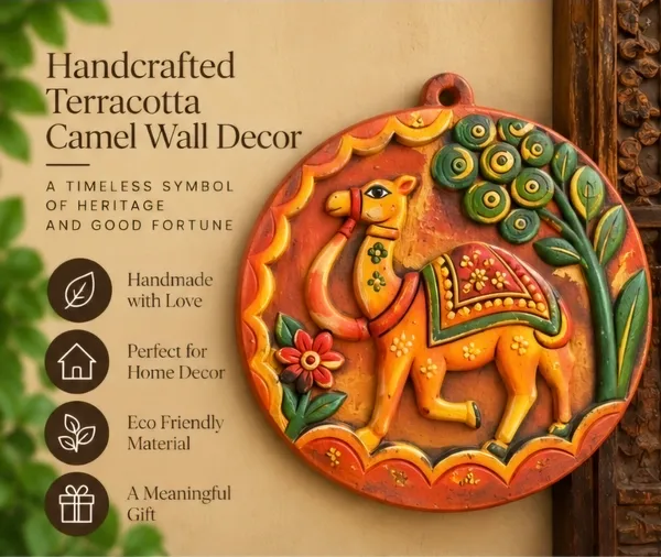 Terracotta_Traditional_Painted_Camel_Wall_Decor