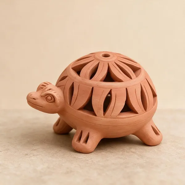 Terracotta_Traditional_Cutwork_Turtle_Lantern