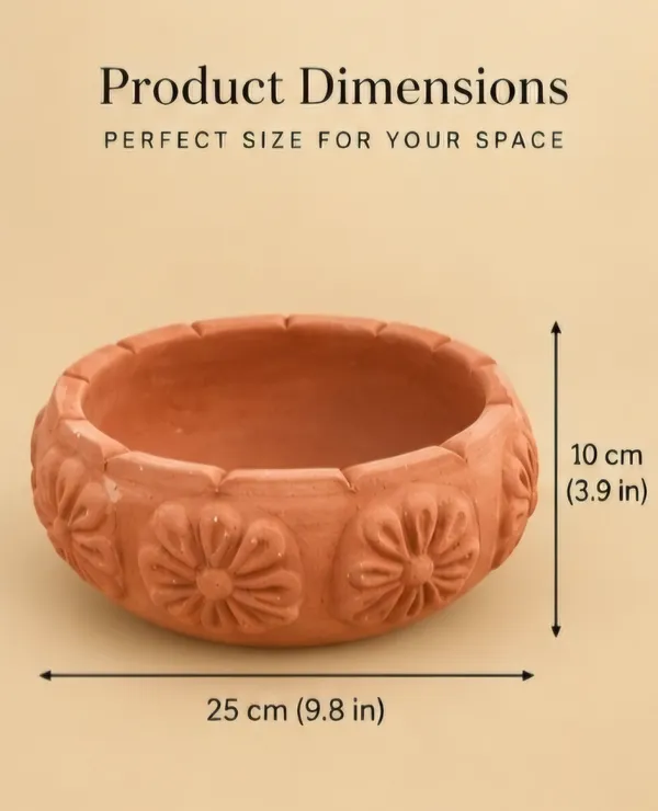 Terracotta_Traditional_Floral_Relief_Decorative_Bowl