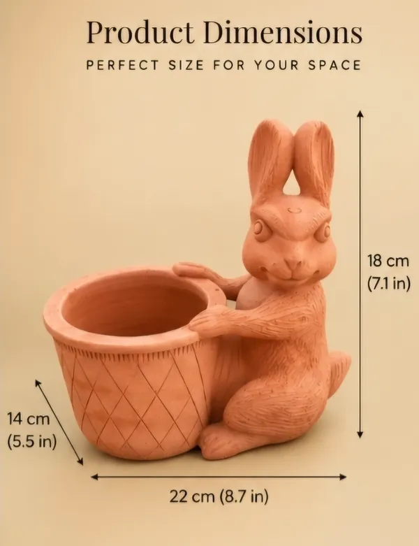 Terracotta_Contemporary_Rabbit_Planter_Pot