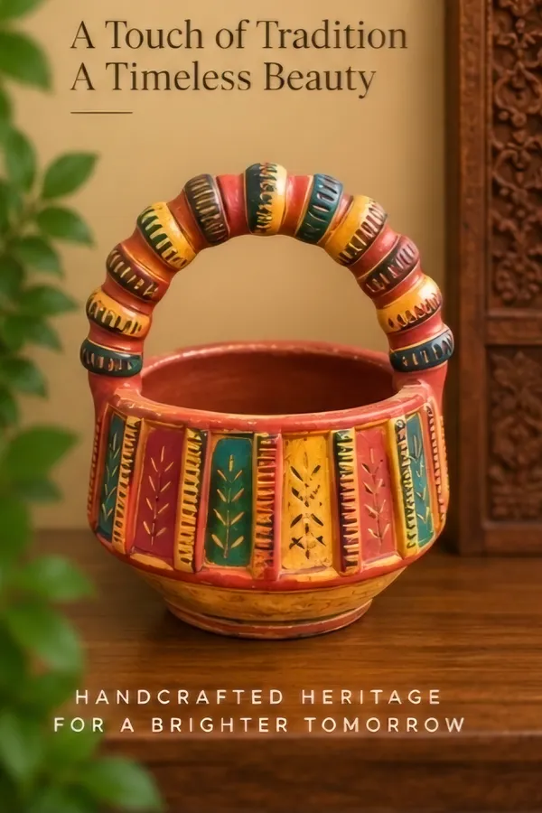 Terracotta_Folk_Hand-Painted_Basket_Planter