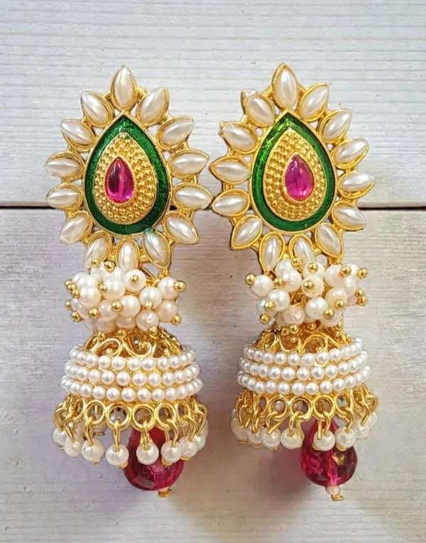 Gold_Tone_Pearl_Beaded_Jhumka_Earrings_for_Women