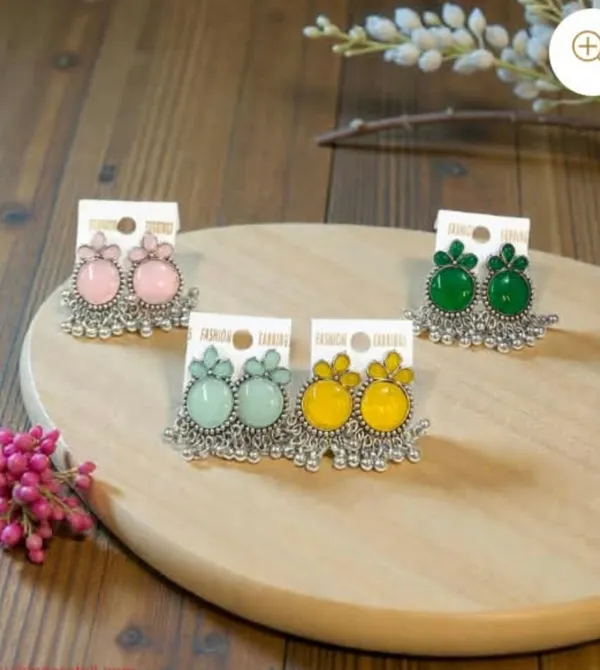 Multicolor_Silver_Tone_Jhumka_Earrings_for_Women